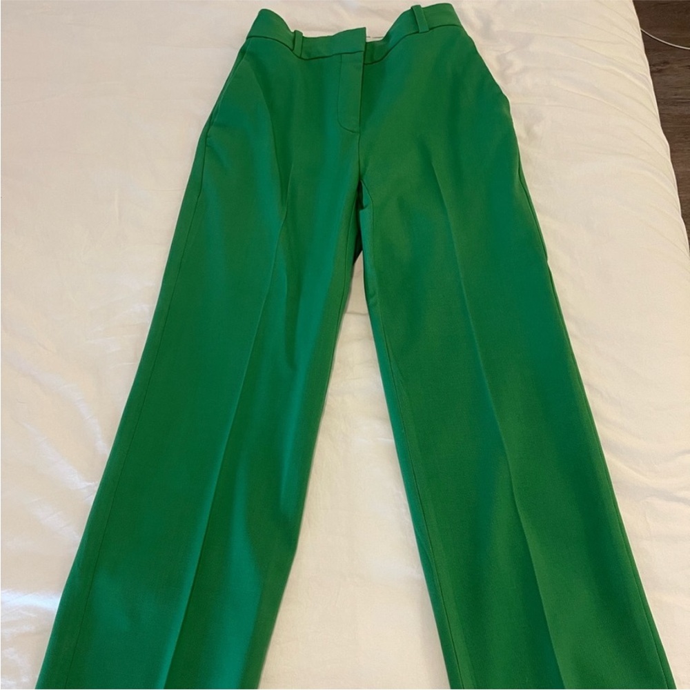 Aritzia Babaton Agency Pants Green (gloss?) size 6